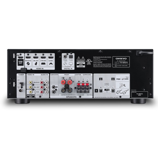 Onkyo TXSR373 5.2 Channel Network Home Theater A/V Receiver with